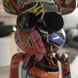 Colorful Graffiti Art Bearbrick